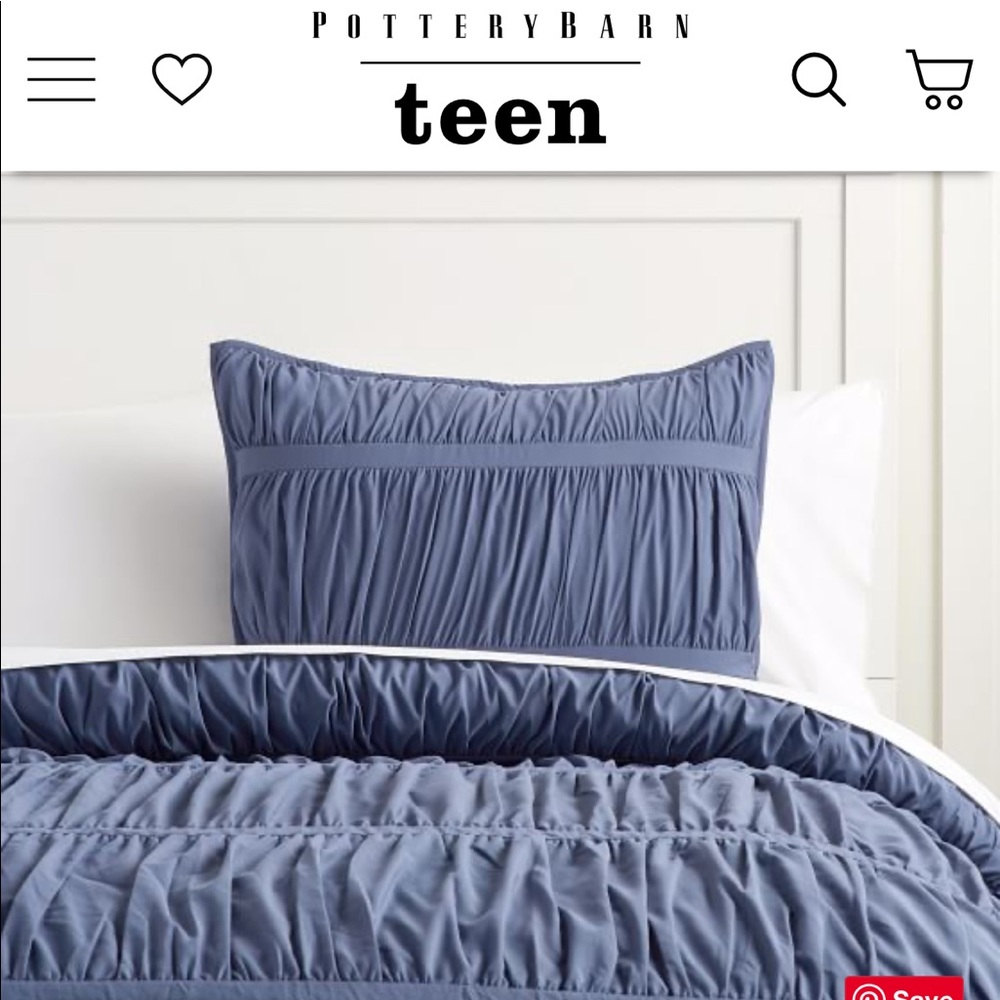 Pottery barn twin xl comforter